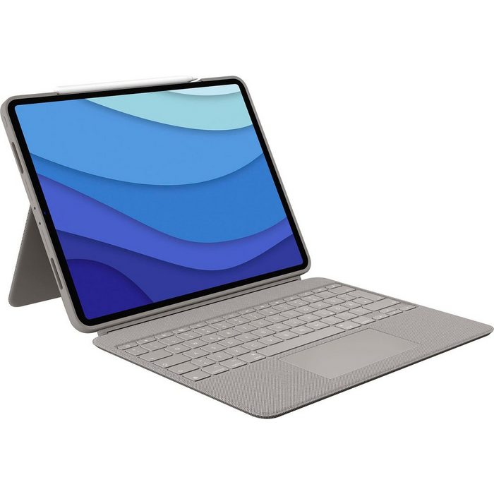 Logitech Combo Touch iPad Pro 12 9 (5. Gen - 2021) Keyboard Case iPad-Tastatur
