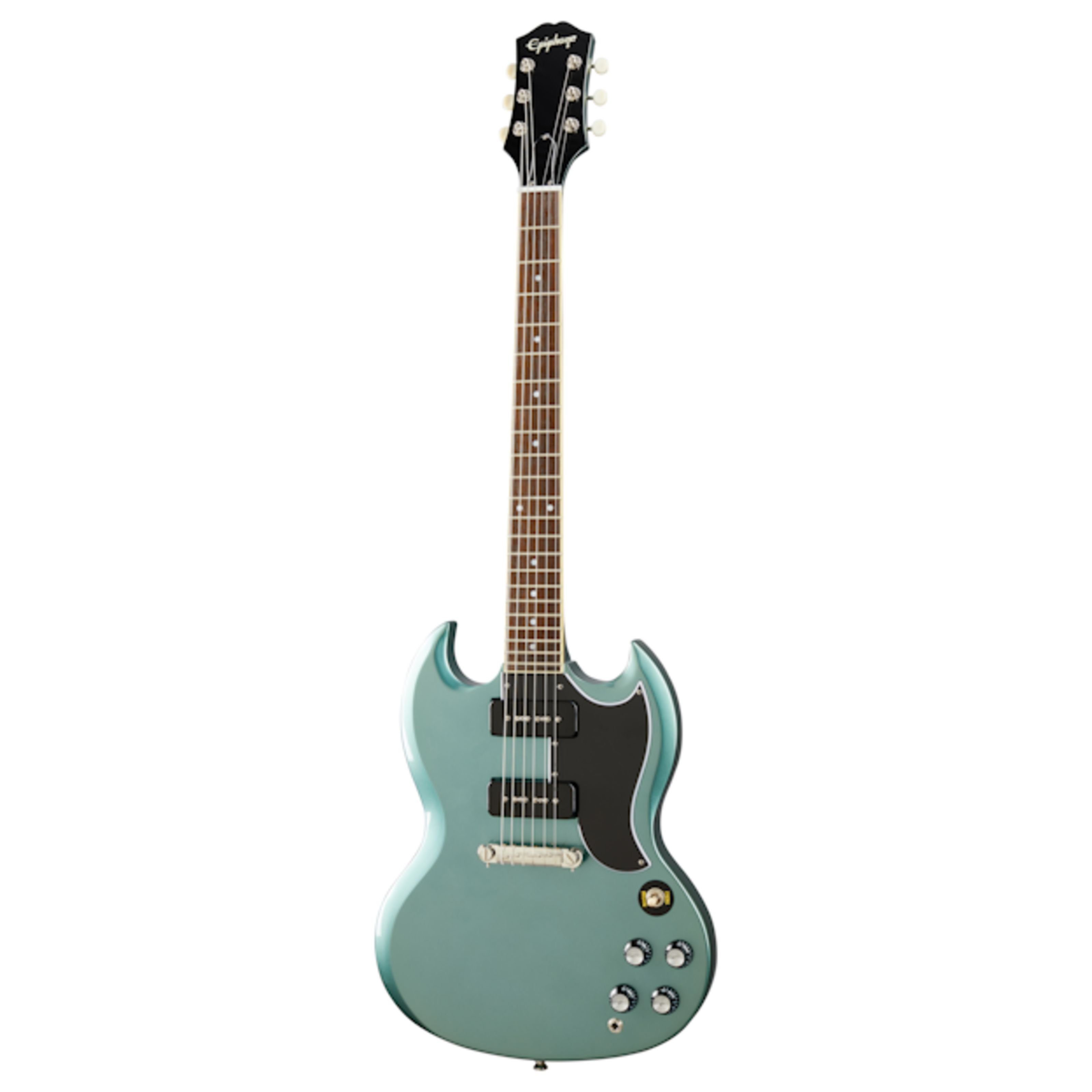 Epiphone E-Gitarre, E-Gitarren, Double Cut Modelle, SG Special P-90 Faded Pelham Blue - Double Cut Modelle