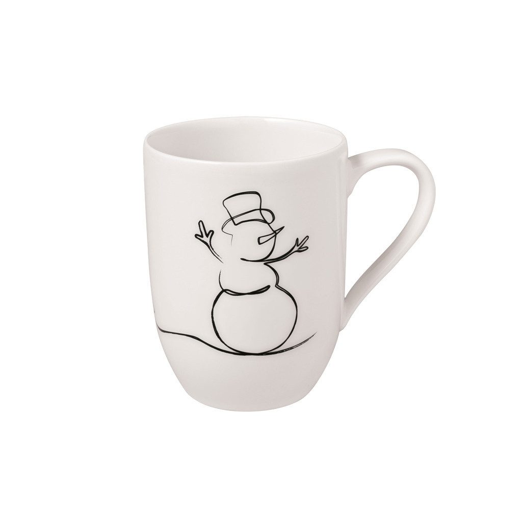 Becher Statement Lines Becher mit Henkel 'XMAS' 290 ml