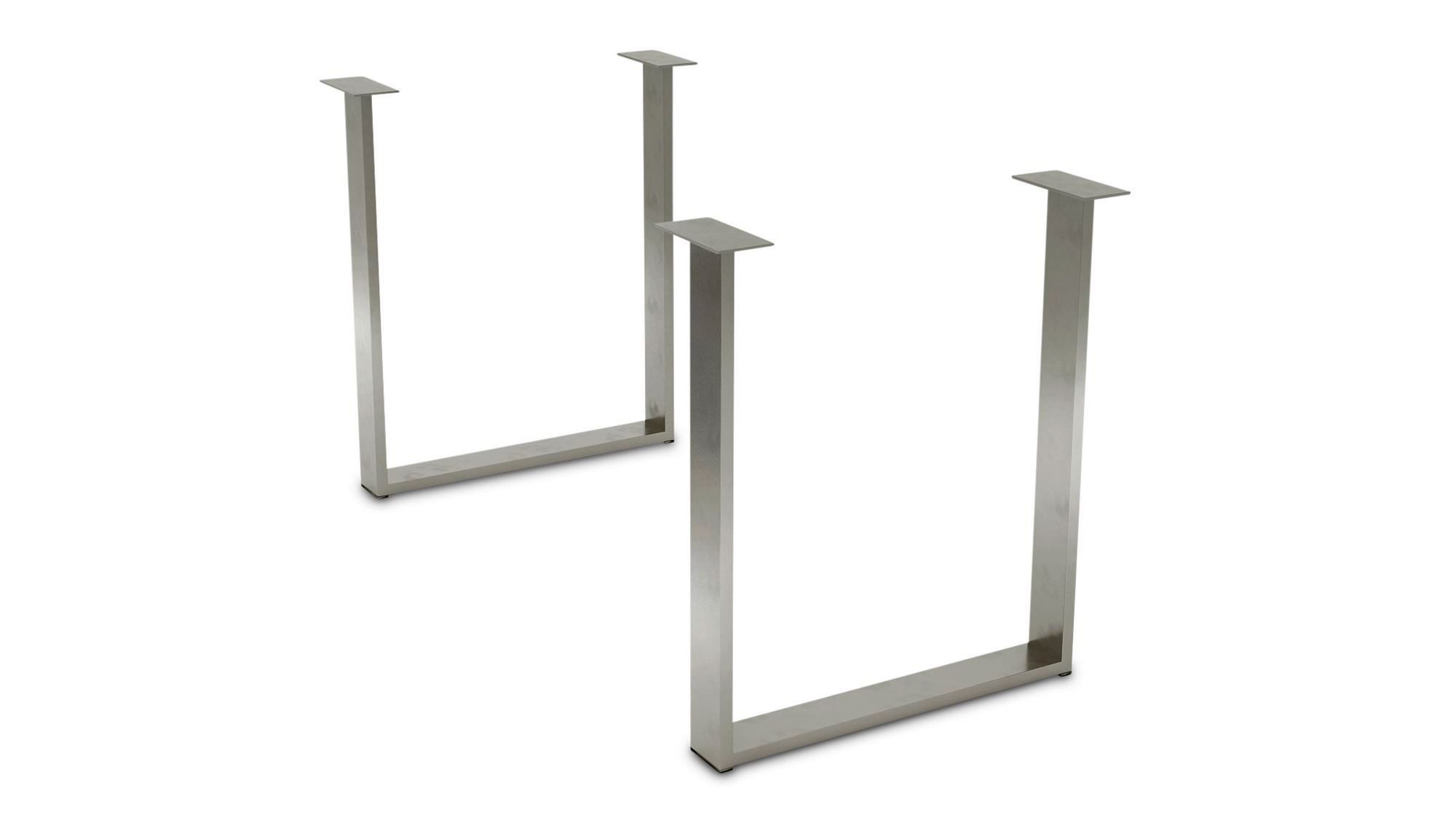 Esstisch Tischgestell Daphne 59x69,5x Esstischgestell Metall Edelstahl