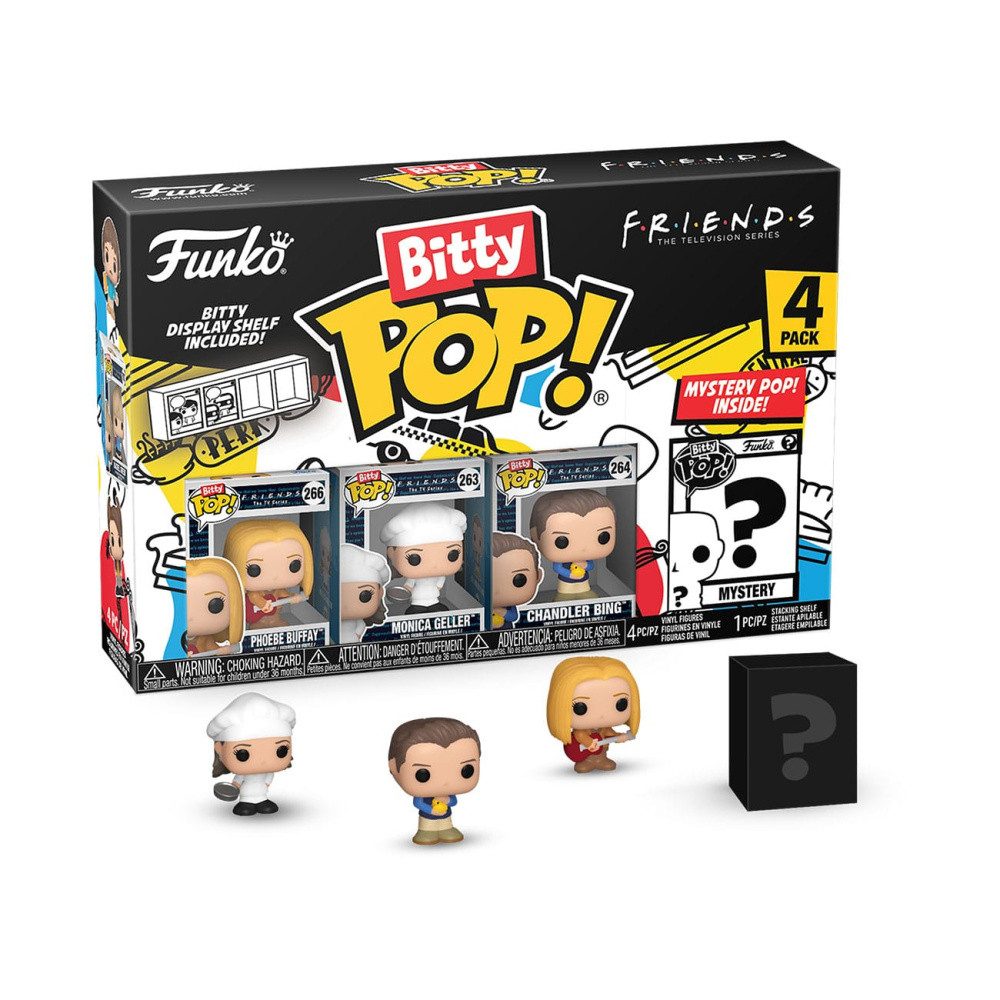 Actionfigur Friends Bitty POP! Vinyl Figuren 4er-Pack Phoebe 2,5 cm