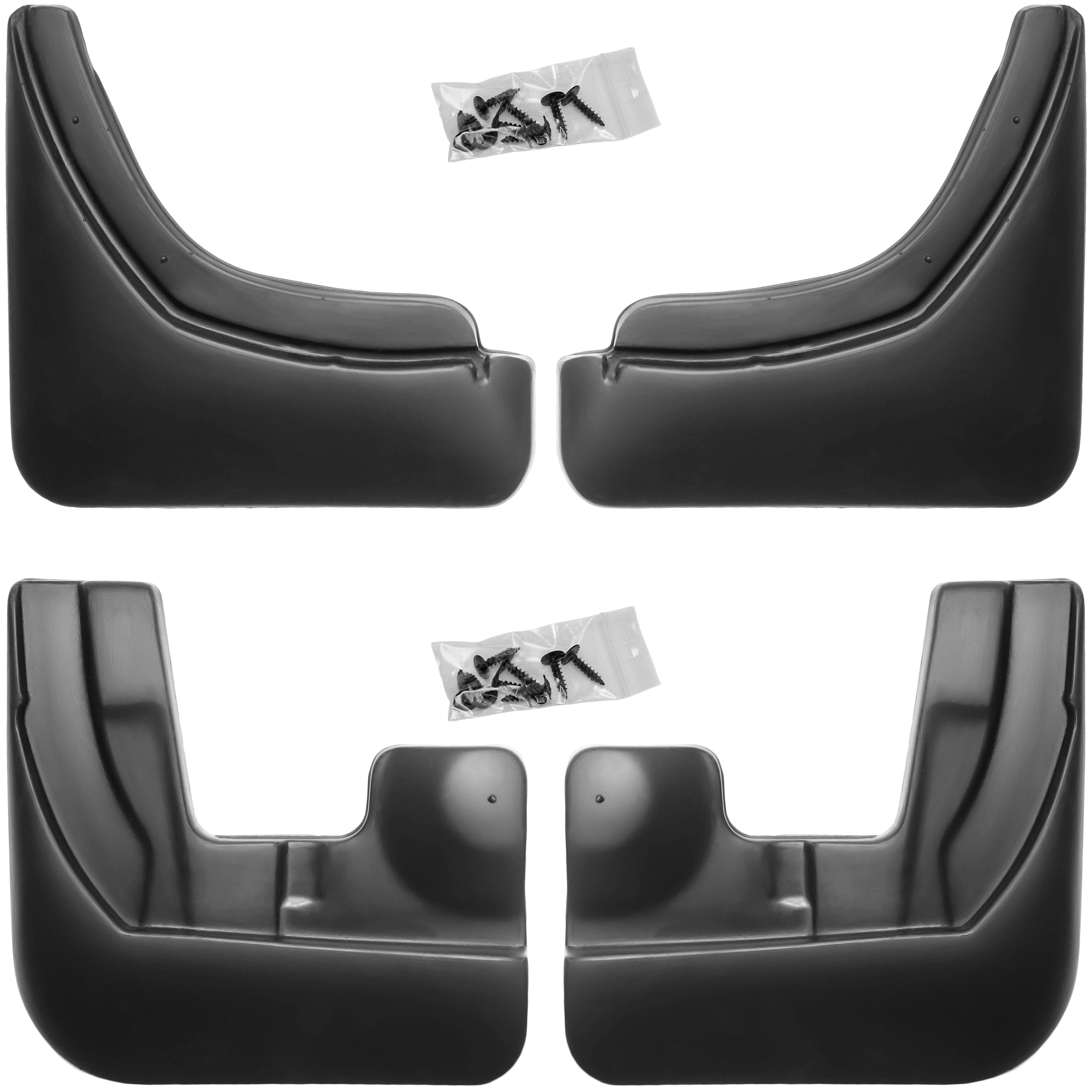 Kfz-Schmutzfänger Set vorne + hinten für Audi Q3, Typ 8U, BJ 2011-2018, passgenau