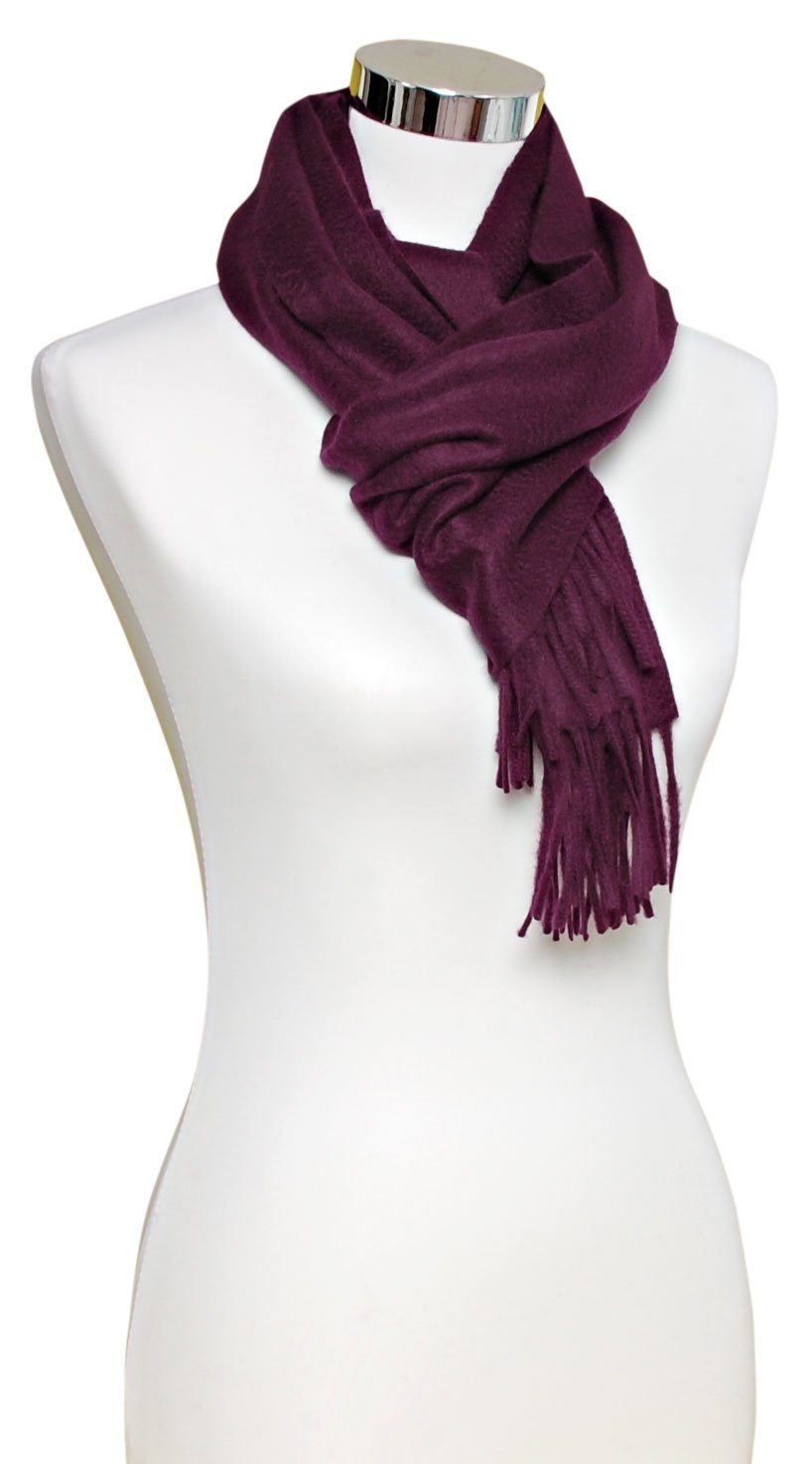 Bovari Kaschmirschal Kaschmir Schal Damen – 100% Kaschmir/Cashmere – Premium Qualität, 180 x 31 cm