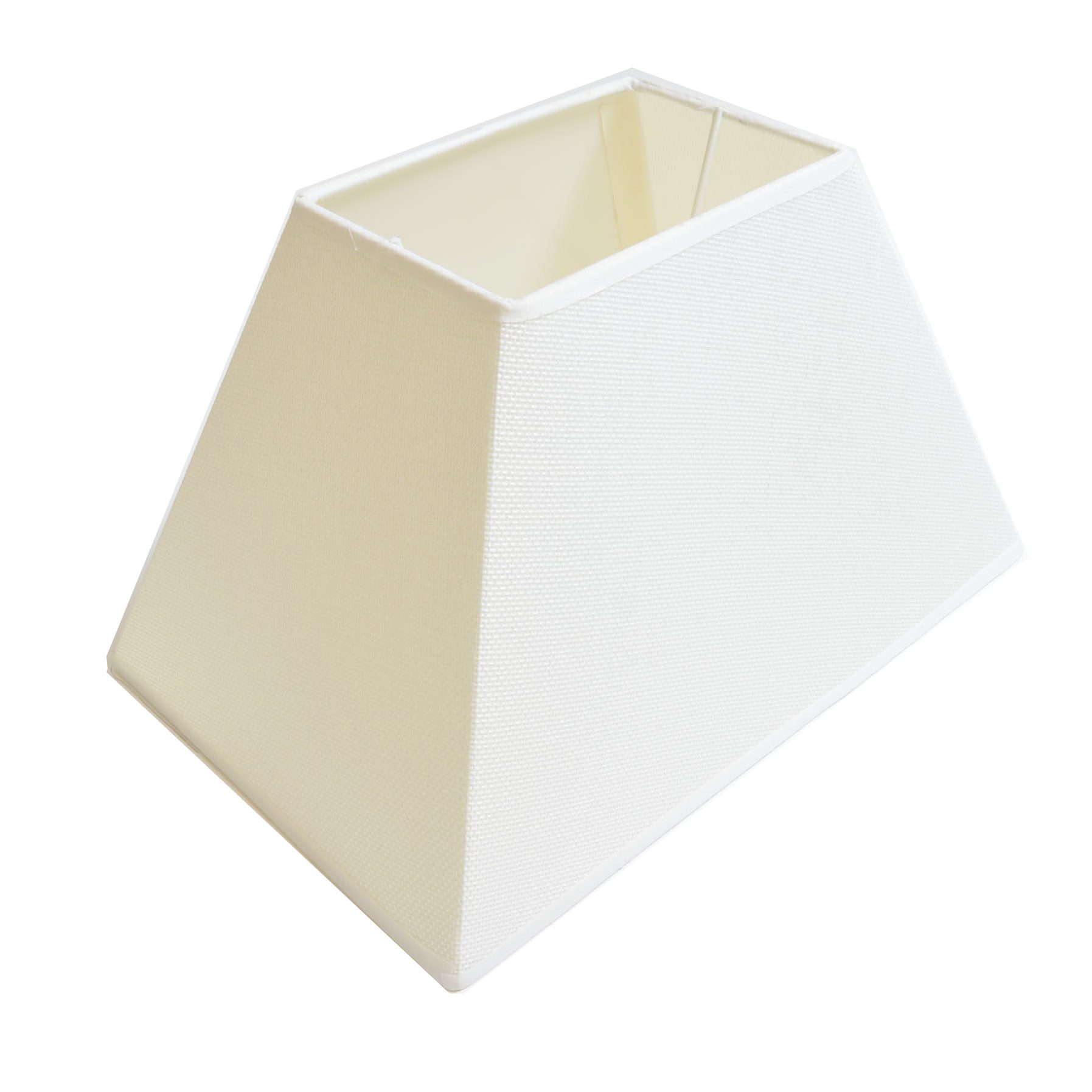 B&S Lampenschirm Lampenschirm Trapez in Leinenoptik H 17.5 für Steh & Tisch günstig online kaufen