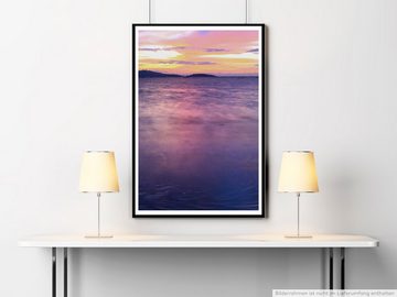 Sinus Art Poster Landschaftsfotografie  Wunderschöner Sonnenaufgang am Strand 60x90cm Poster