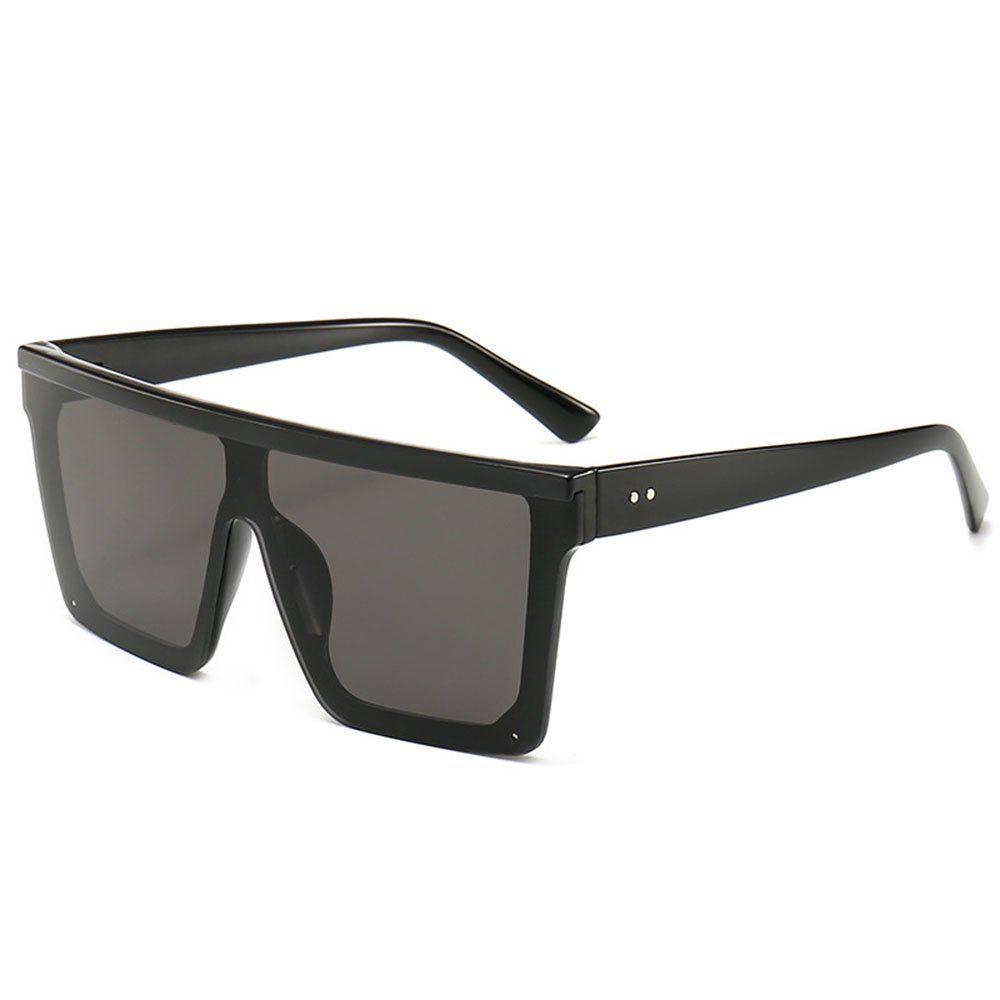 Housruse Sonnenbrille »Fashion Oversize Flat Top Siamesische Linse Randlose  Sonnenbrille UV400 Streamlined Style Damen Herren«