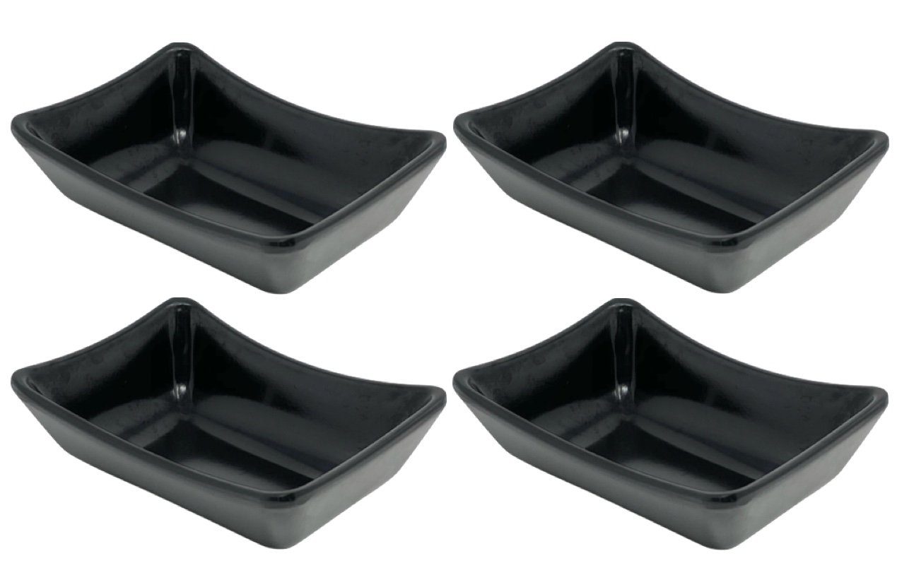 Dipschale 4x Dipschalen Melamin Set Snackschale Servierschale Klein