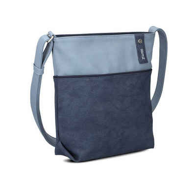 Zwei Handtasche blau (1-tlg)