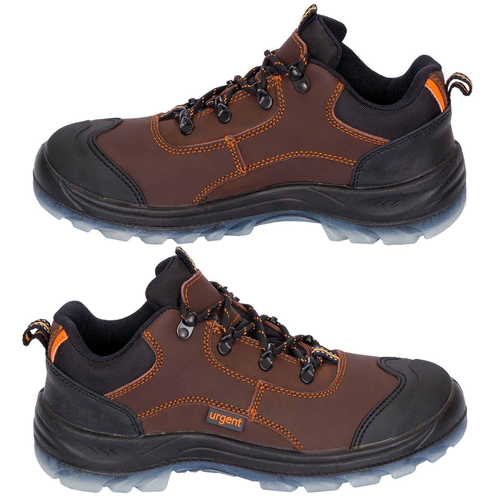 Urgent Arbeitsschuhe Sicherheitsschuhe Halb Schutzschuhe Stahlkappe Leder S3 Arbeitsschuh – Bild 2 von 5