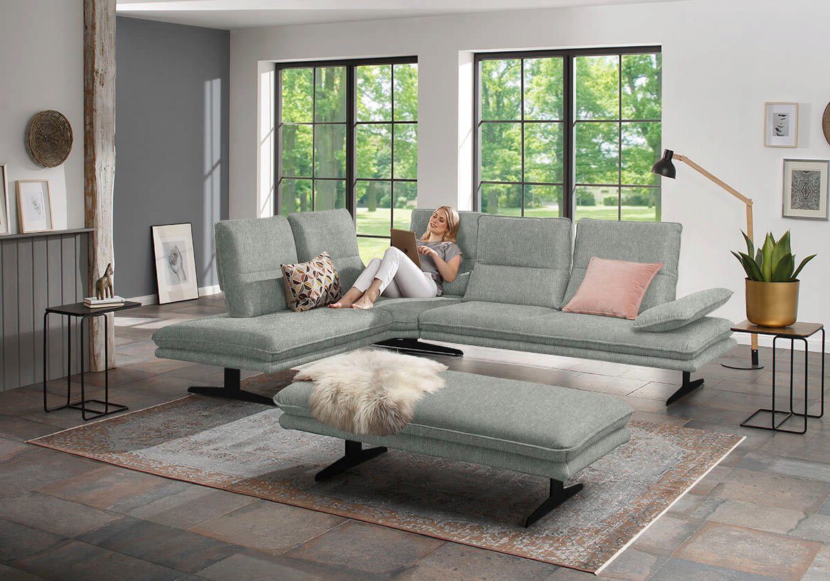 W.SCHILLIG Ecksofa broadway, Designsofa, toller Sitzkomfort, günstig online kaufen