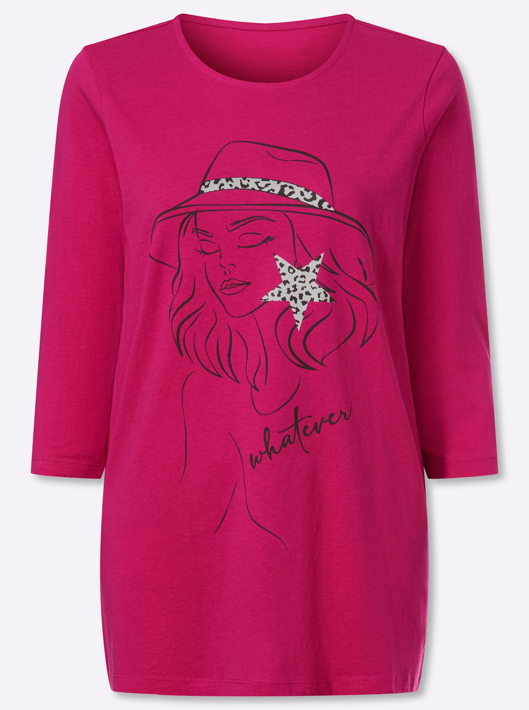 T-Shirt Longshirt 3/4-Arm