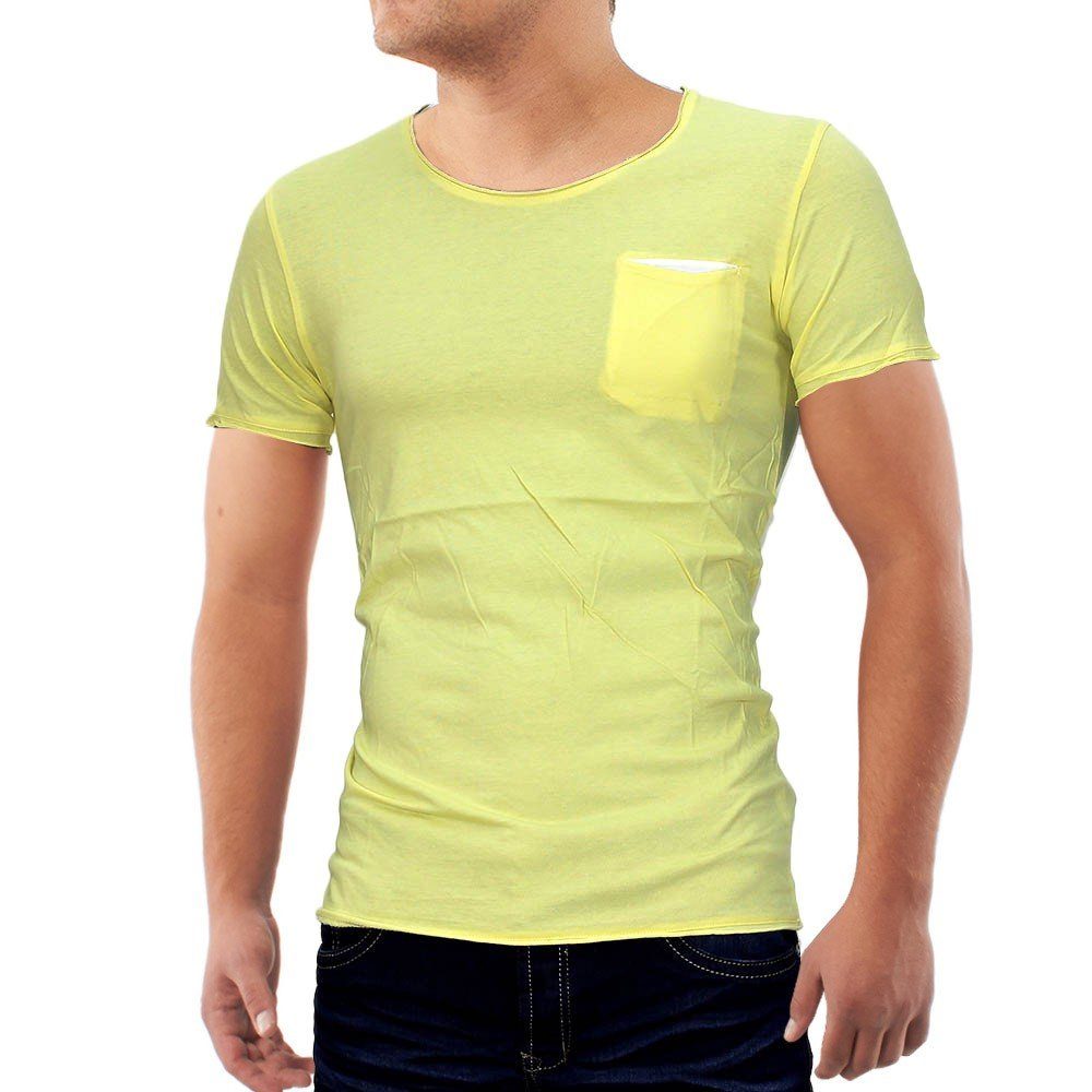 Kult 710 in T-Shirt T-Shirt Egomaxx (1-tlg) ID710 Gelb