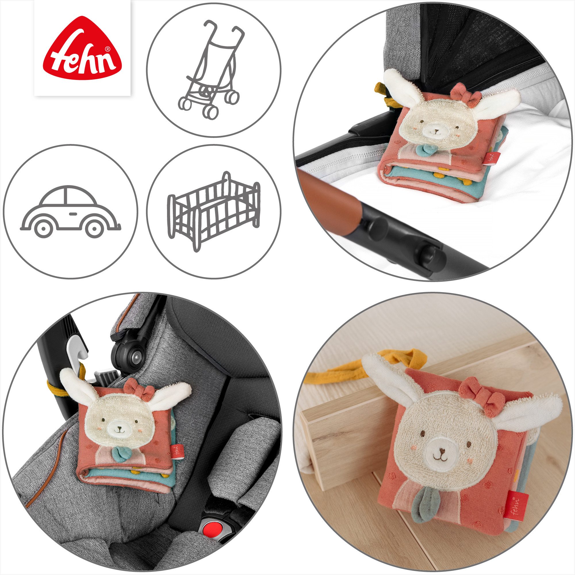 Fehn Stoffbuch Hase