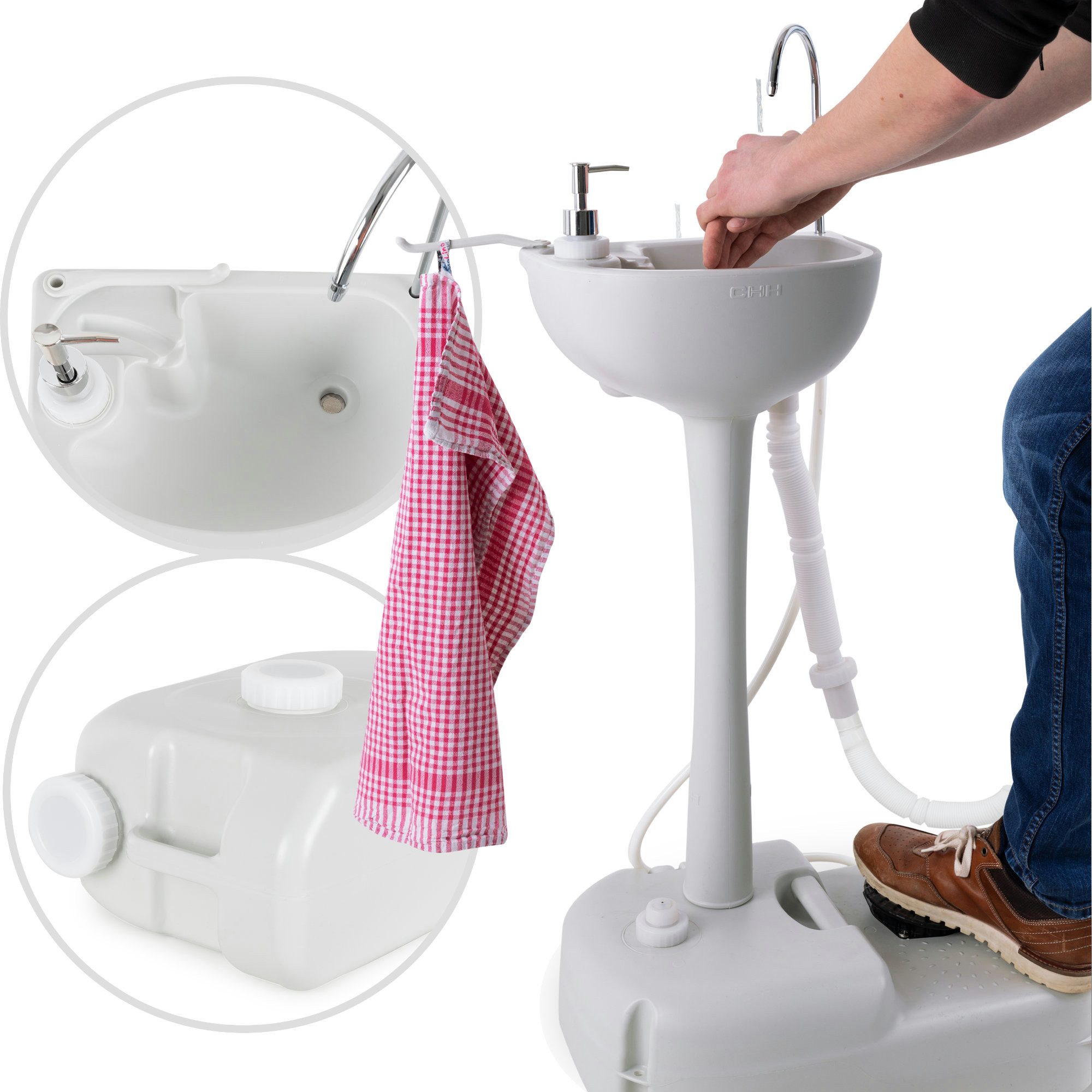 Stagecaptain Waschbecken PSW-17 Portables Festival Camping-Waschbecken (Del günstig online kaufen