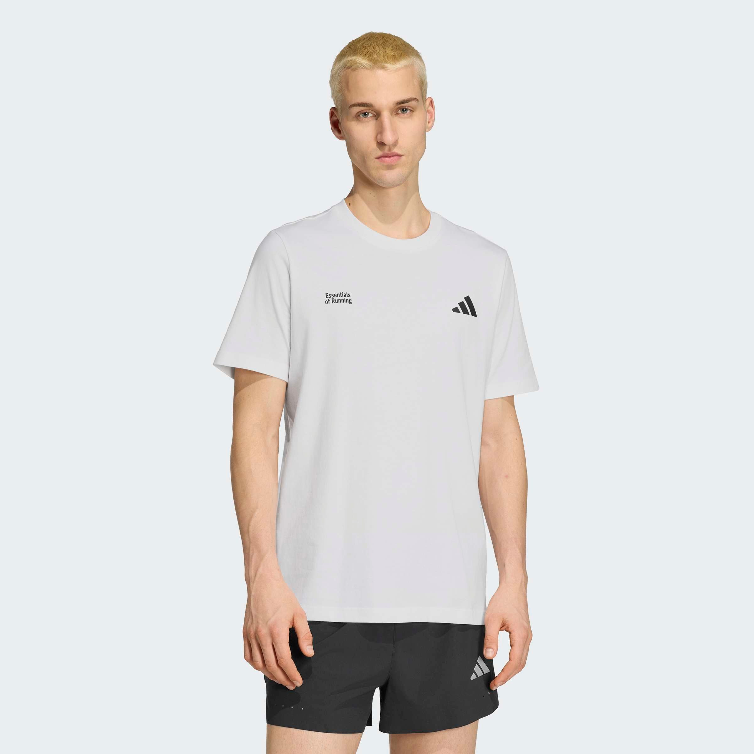 adidas Performance Laufshirt M RUN ESS G T aus Baumwolle, für Erwachsene
