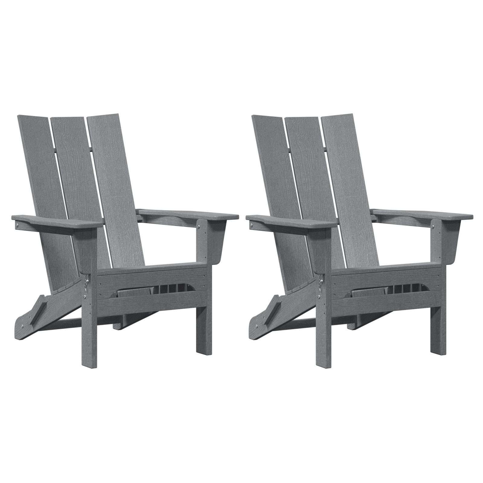 vidaXL Gartenstuhl Faltbare Adirondack-Stühle 2 Stück günstig online kaufen