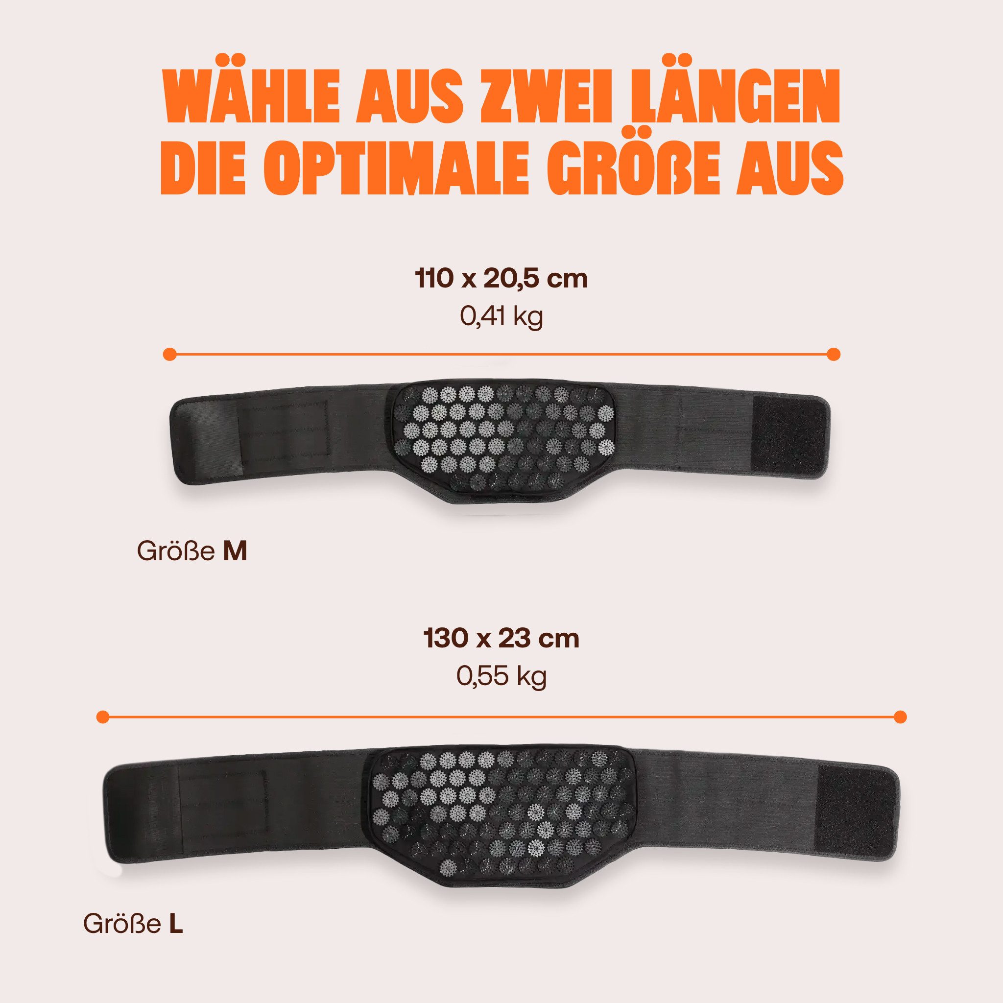 Shakti Mat Massagegerät Rückengürtel - Akupressur-Stützgürtel für Rücken & Bauch – Bild 5 von 5