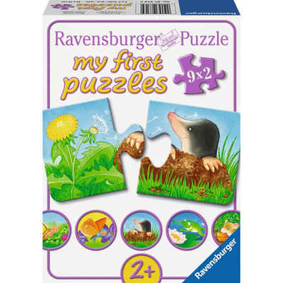 Ravensburger Puzzle Tiere Im Garten, My First Puzzles, 18 Puzzleteile