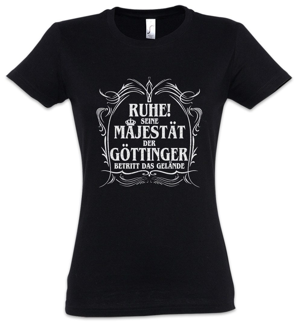 Print-Shirt Seine Majestät Der Göttinger Damen T-Shirt Kiessee Junkern Schänke
