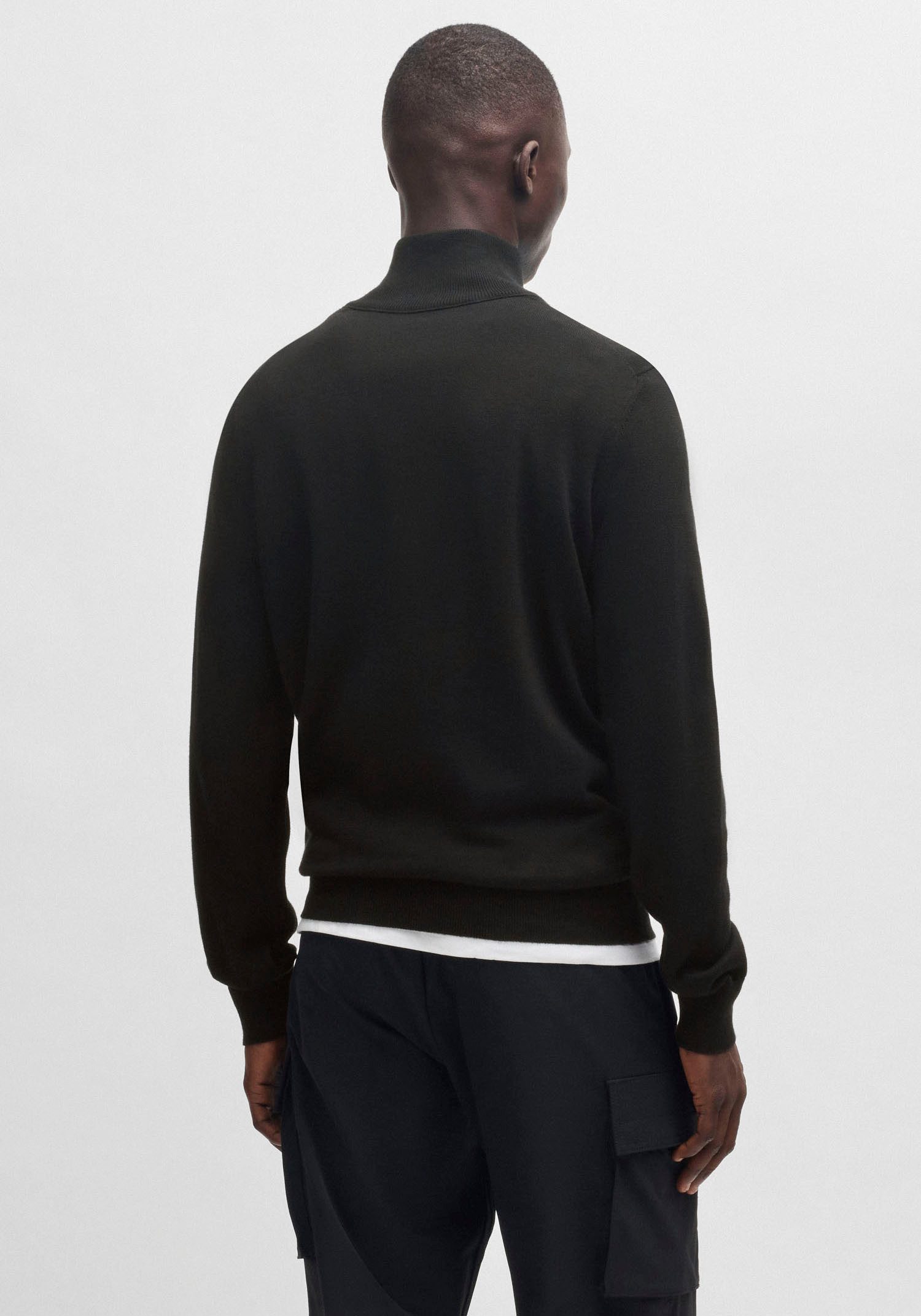 BOSS ORANGE Rollkragenpullover Kanobix mit Ton-in-Ton günstig online kaufen