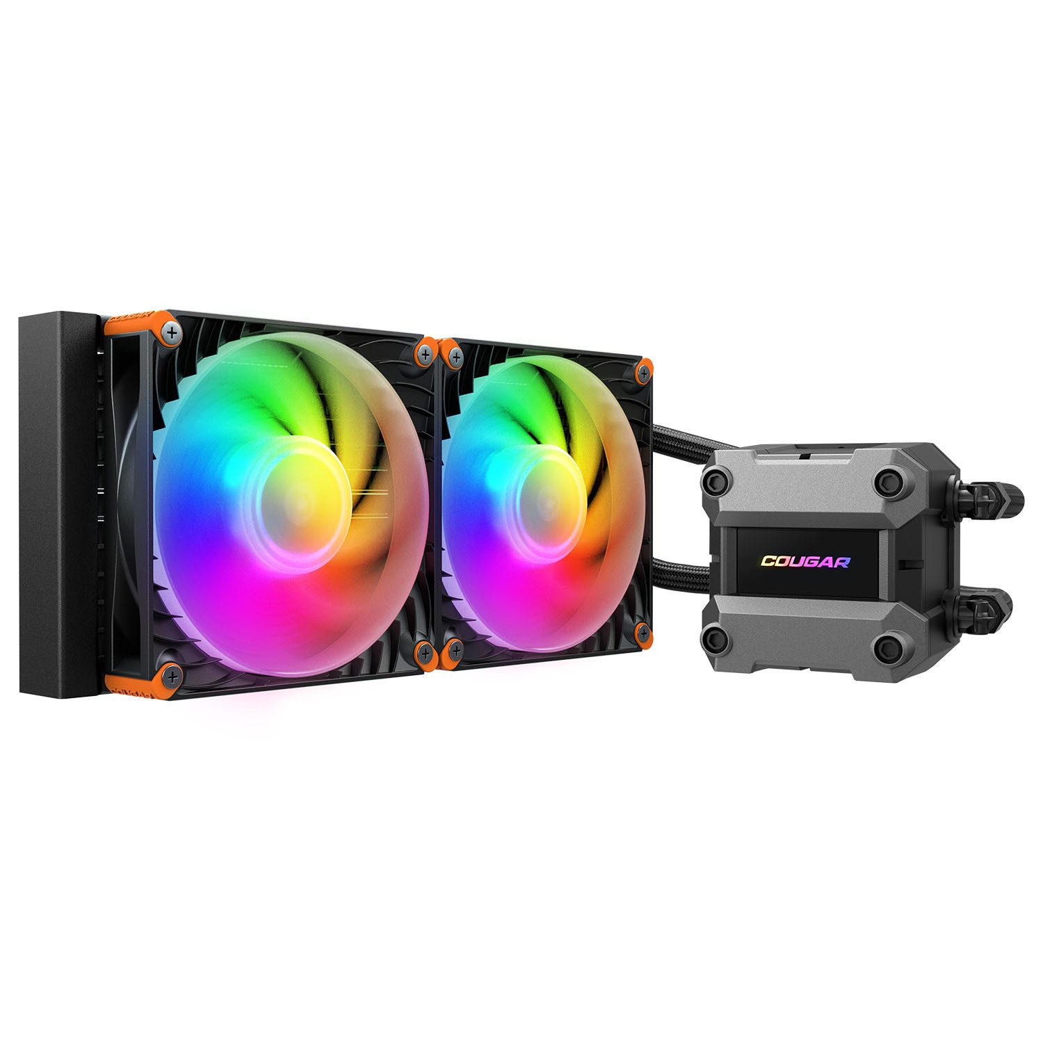 Cougar CPU Kühler CPU Wasserkühlung Poseidon Ultra 240 ARGB Schwarz - AMD Sockel AM5 (Ry