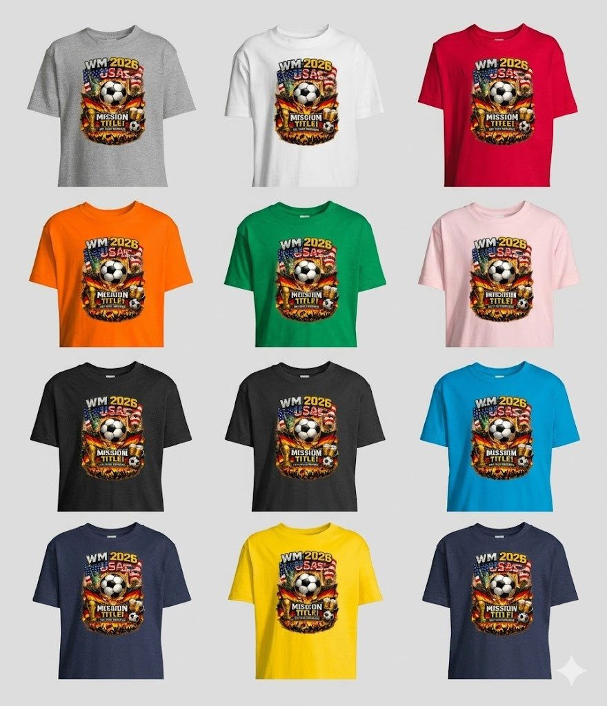 T-Shirt Kinder Fußball USA 2026 Fan T-Shirt