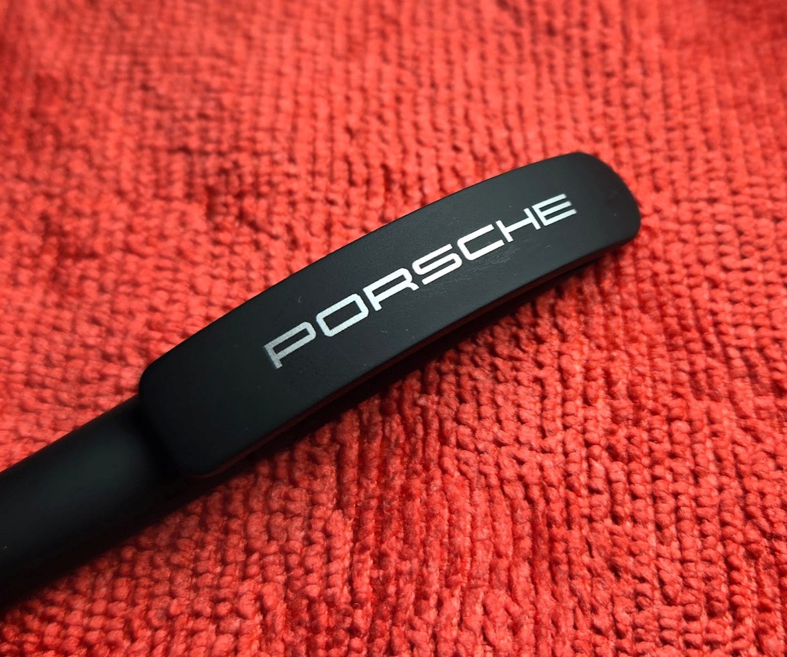 Porsche Kugelschreiber Matt schwarzer Porsche Kugelschreiber Kuli soft touch orig. Motorsport – Bild 3 von 5