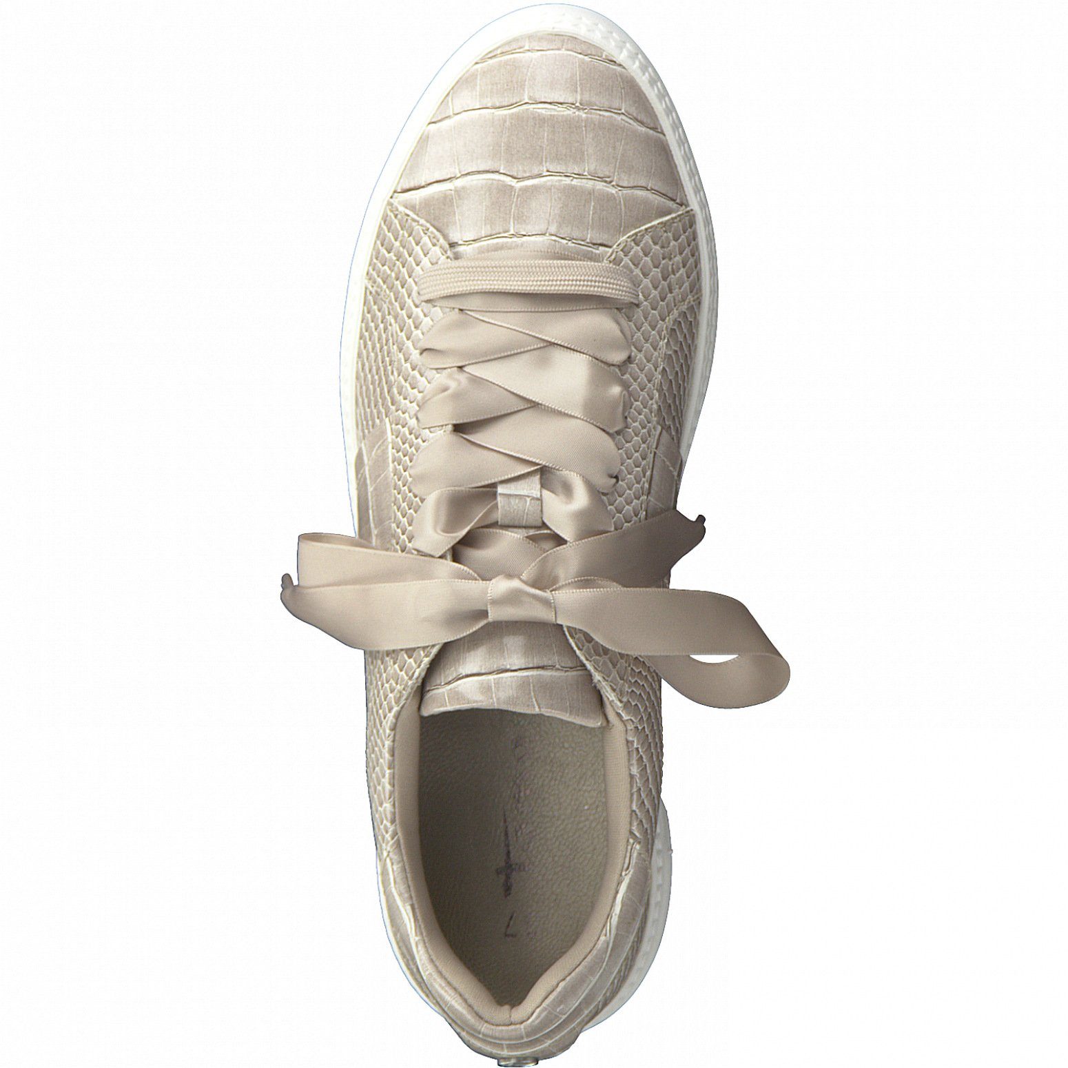 1-23750-26-351 beige Sneaker Damen croco / TAMARIS taupe Tamaris Sneaker