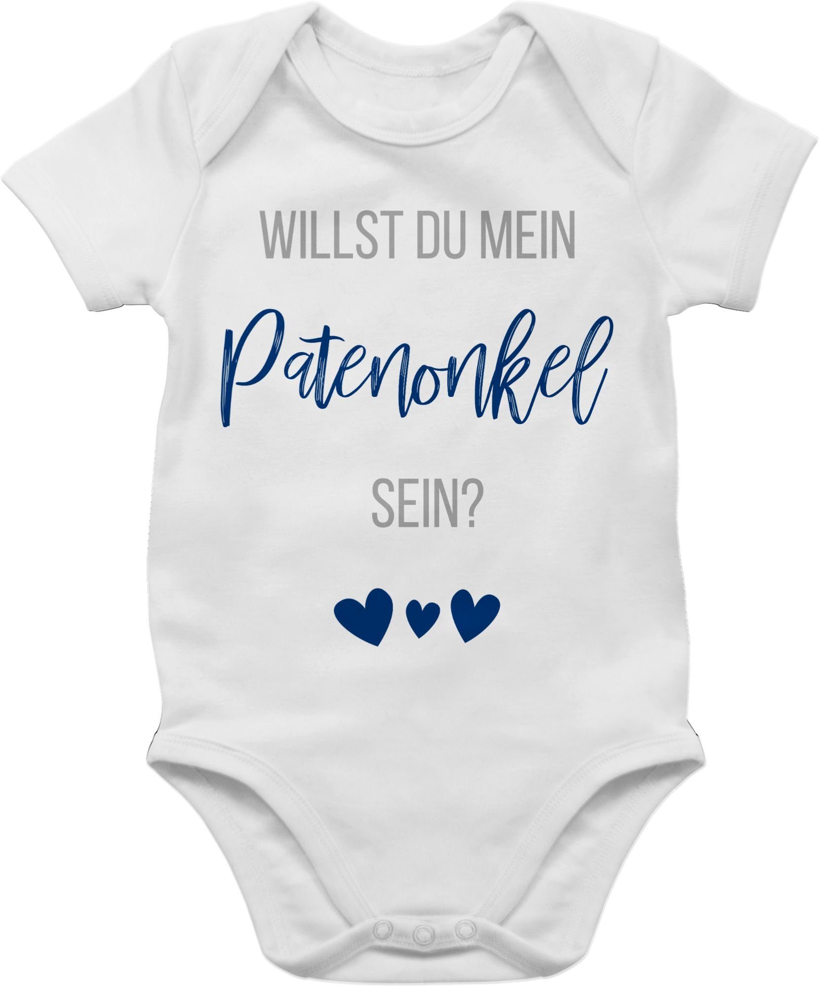 Shirtracer Shirtbody Willst du mein Patenonkel sein? Marine Pate Patenonkel