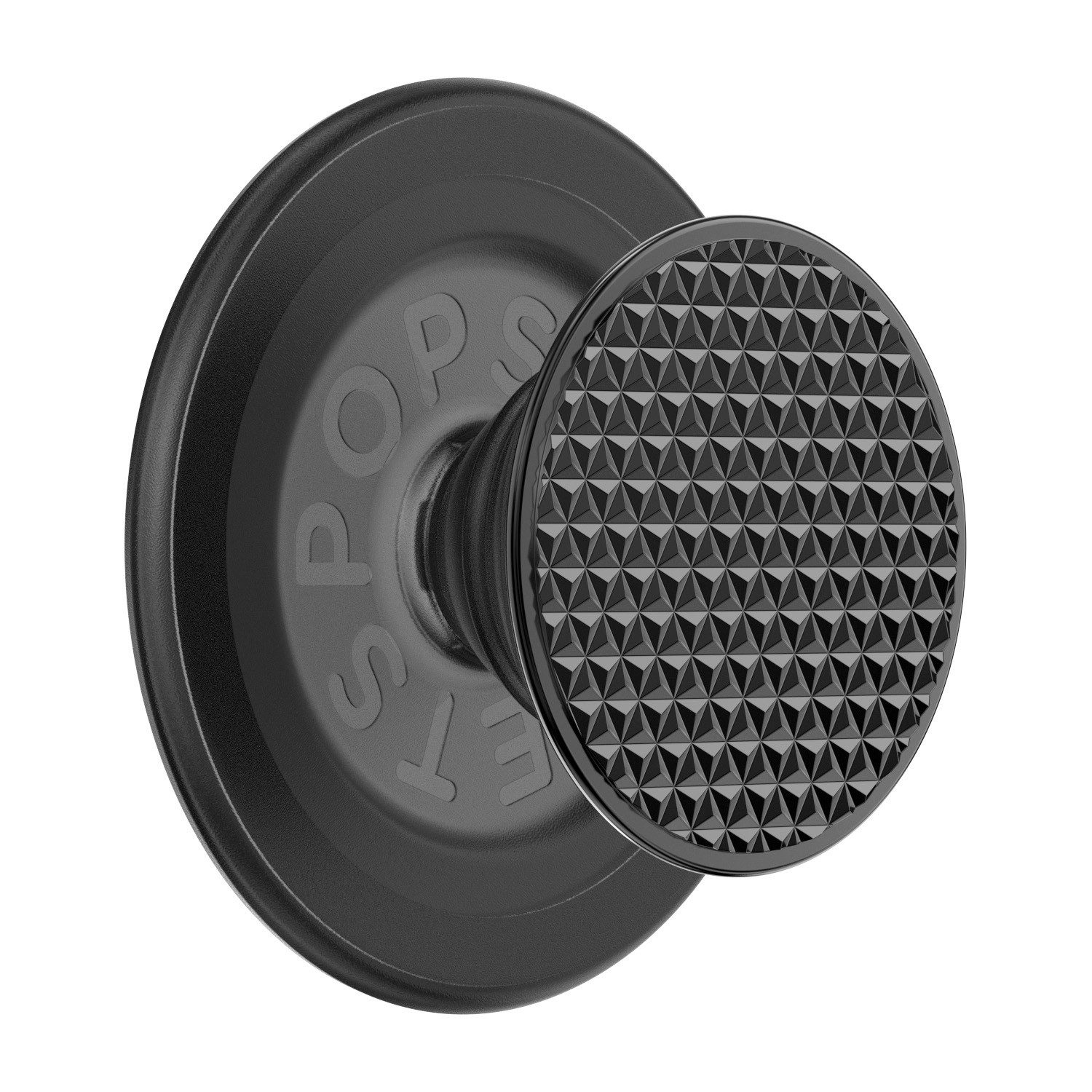 Popsockets MagSafe Round Triangle Knurl Black Aluminum