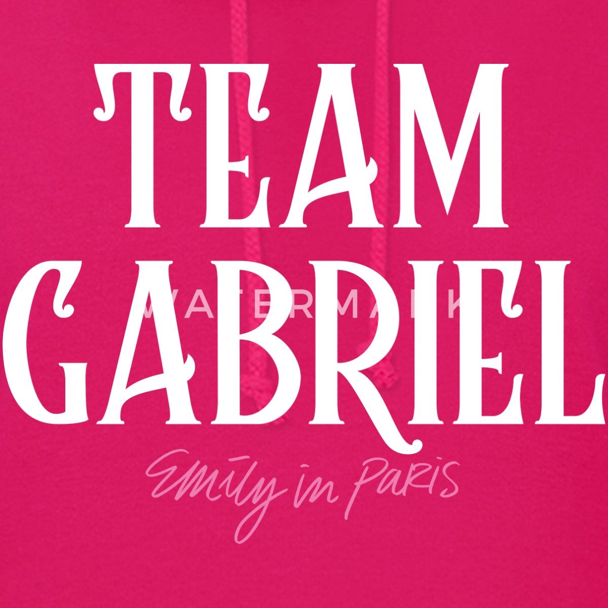 Spreadshirt Hoodie Emily In Paris Team Gabriel Damen Hoodie (1-tlg)