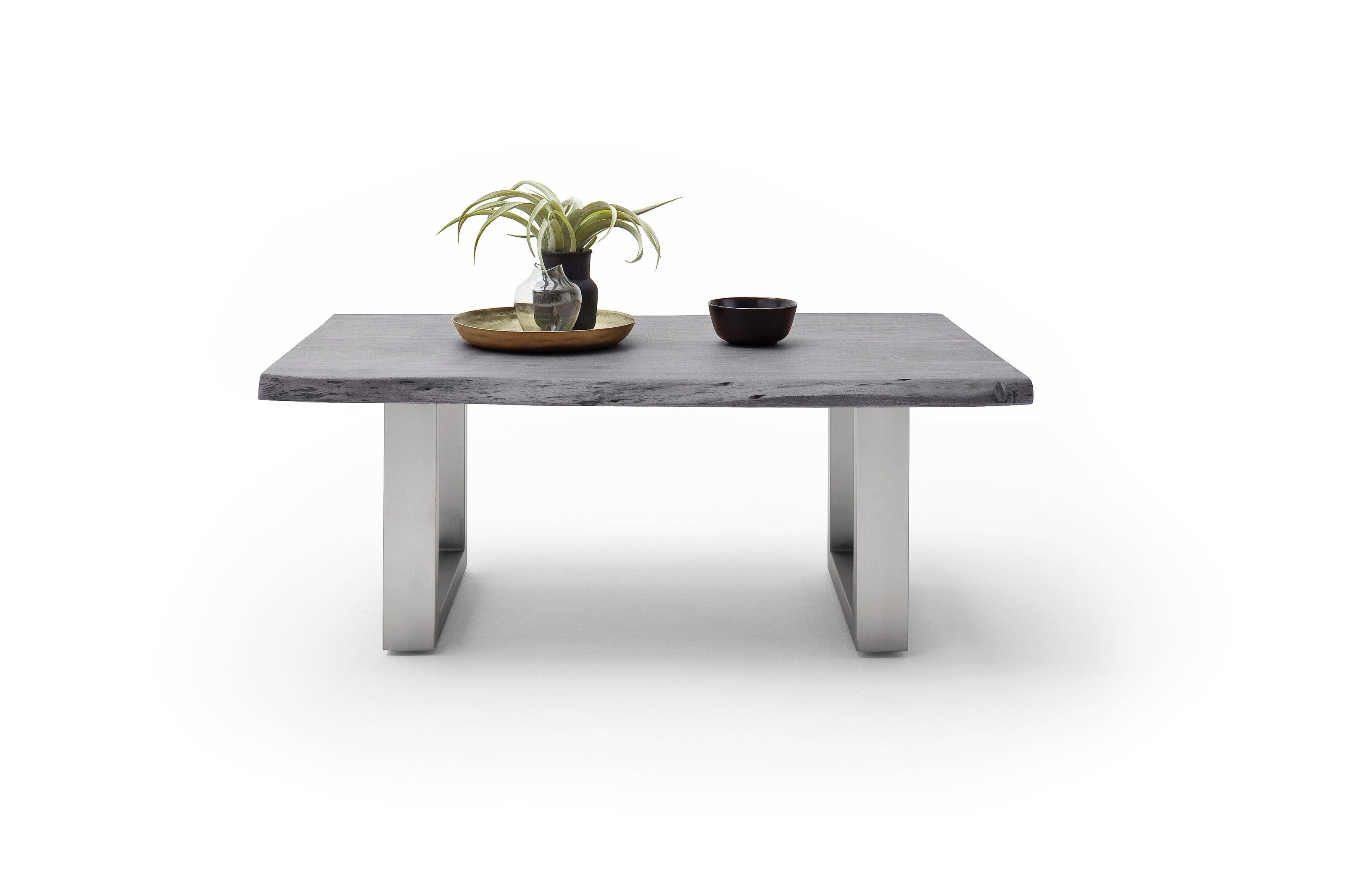 freiraum Couchtisch CARTAGENA, in Akazie grau, massiv lackiert - 110x45x70cm (BxHxT)