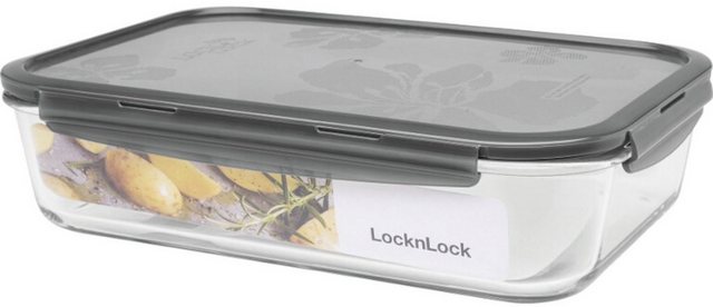 LOCK & LOCK Frischhaltedose “Boroseal”, Borosilikatglas, (1-tlg), eckig