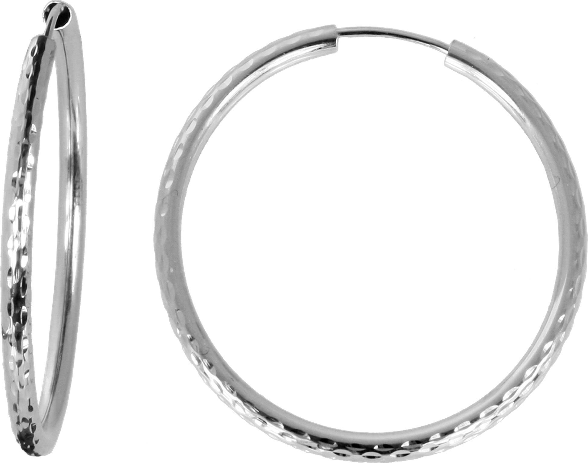 SilberDream Paar Creolen SilberDream Ohrringe 40mm günstig online kaufen
