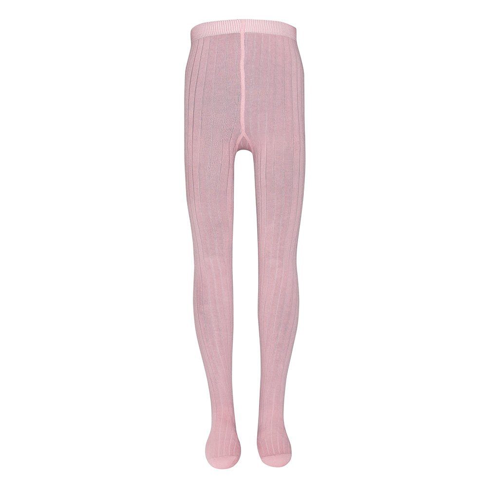 Ewers Strumpfhose Strumpfhose Rippe (2 hoher St. Baumwollanteil rosa-grau 2er-Set)