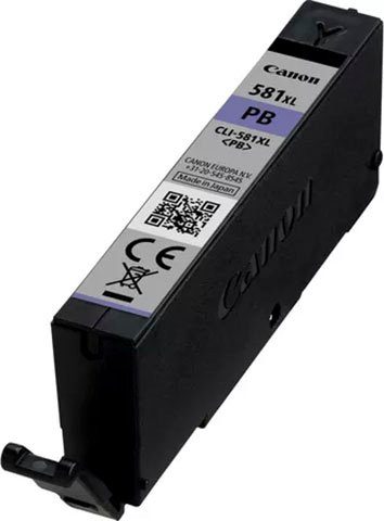 Canon INK CLI-581XL PB Tintenpatrone (original Druckerpatrone 581 photo blau XL)