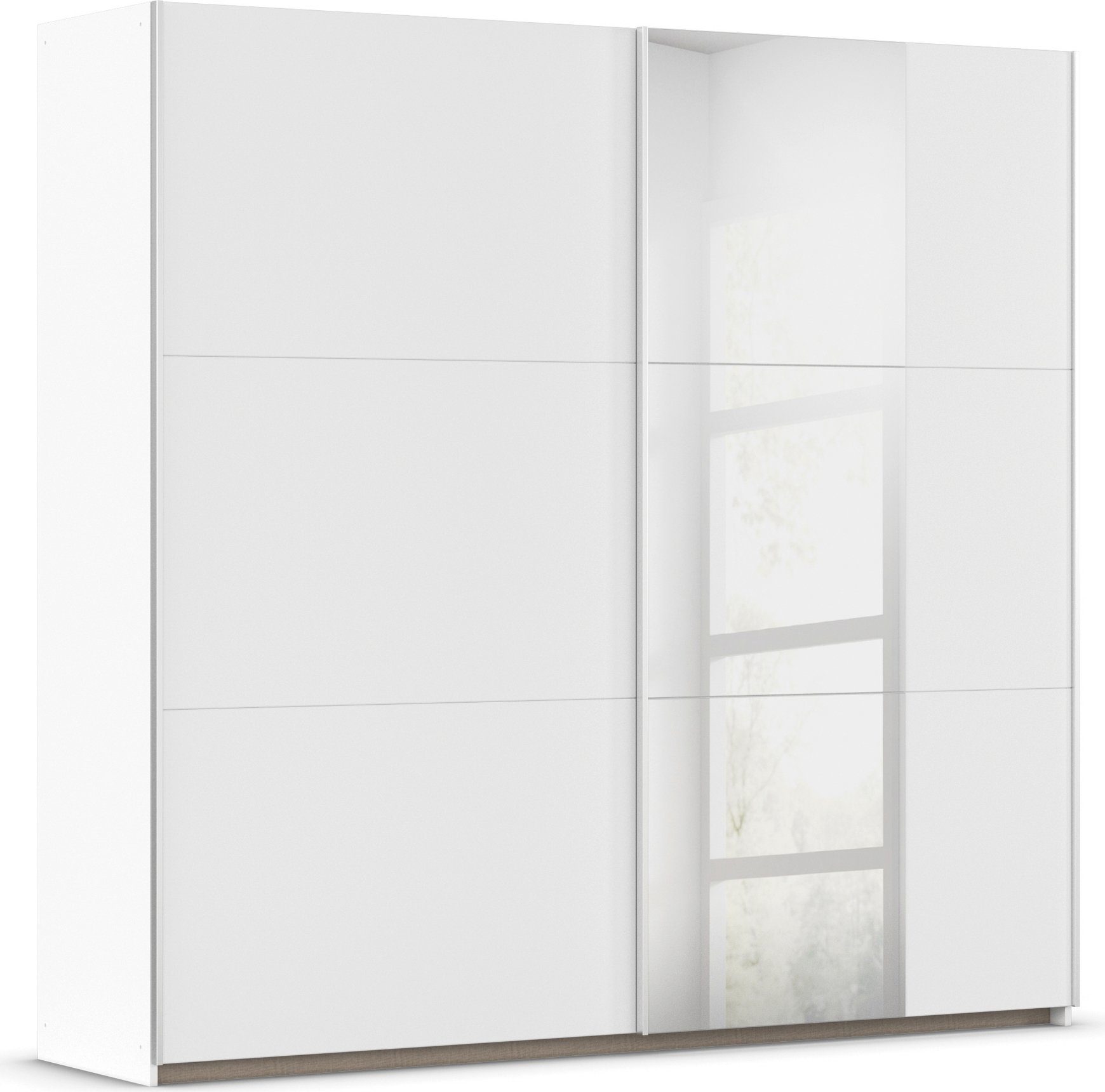 rauch Schwebetürenschrank Kleiderschrank Schrank Garderobe AURELIO (3 Ausstattungen BASIC/CLASSIC/PREMIUM (inkl. SOFT-CLOSE-FUNKTION) zeitloses Design, viele Farben, Breiten 175/218/261 cm MADE IN GERMANY