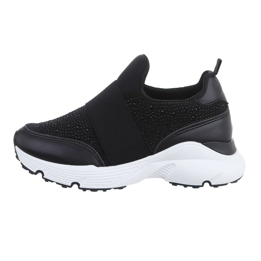 Ital-Design Damen Low-Top Freizeit Sneaker Keilabsatz/Wedge günstig online kaufen