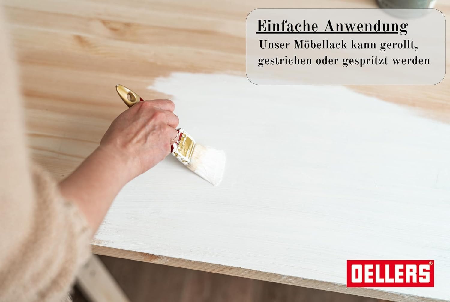 OELLERS Holzlack Möbellack, seidenmatt
