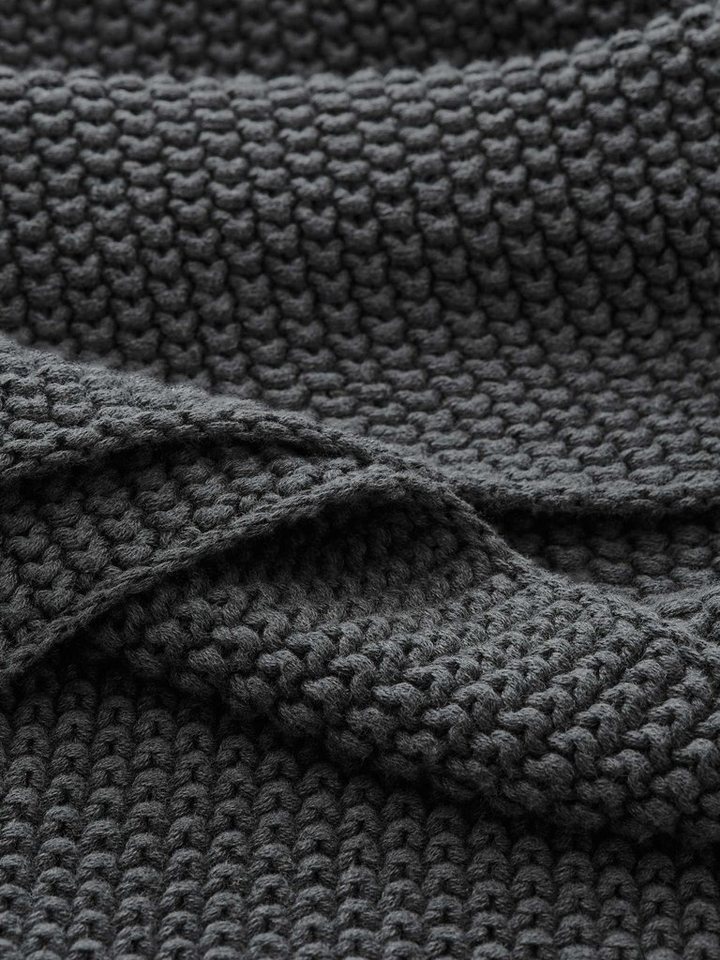 Plaid Nordic knit, Marc O\'Polo Home, aus Bio-Baumwolle, Waschbar bis 30 °C,  nicht