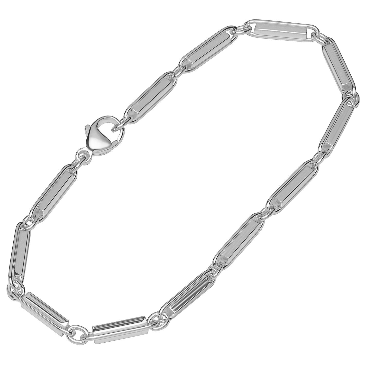 NKlaus Silberarmband Armband 925 Sterling Silber 22cm Gliederkette Unis | Silberarmbänder