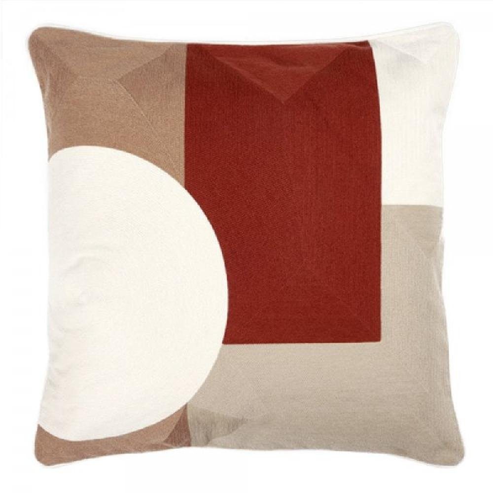 Lambert Kissenhülle Kissen Maholy Rost/Elfenbein/Camel (50x50cm) günstig online kaufen