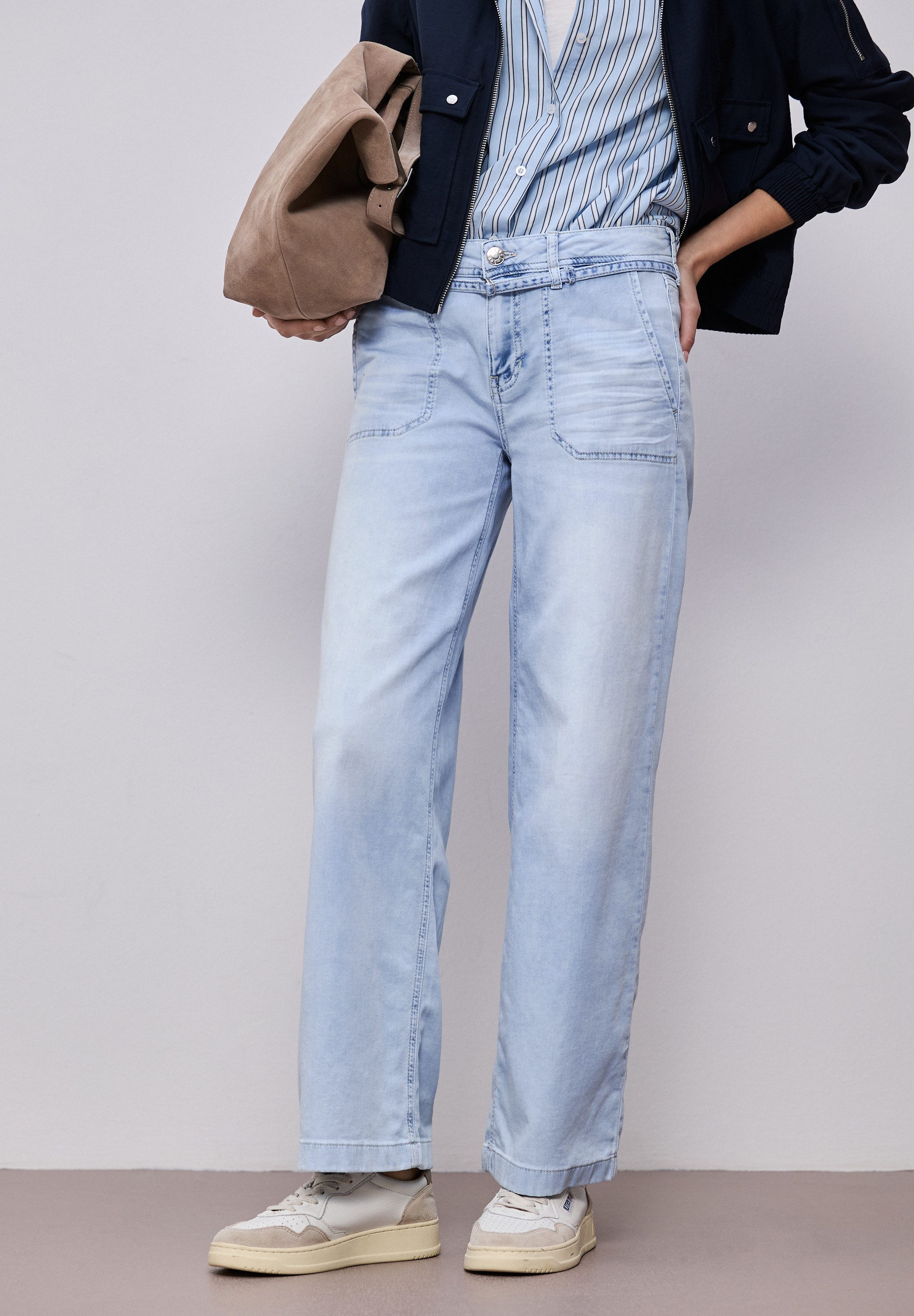 STREET ONE Loose-fit-Jeans Style Emee mit Taschen günstig online kaufen