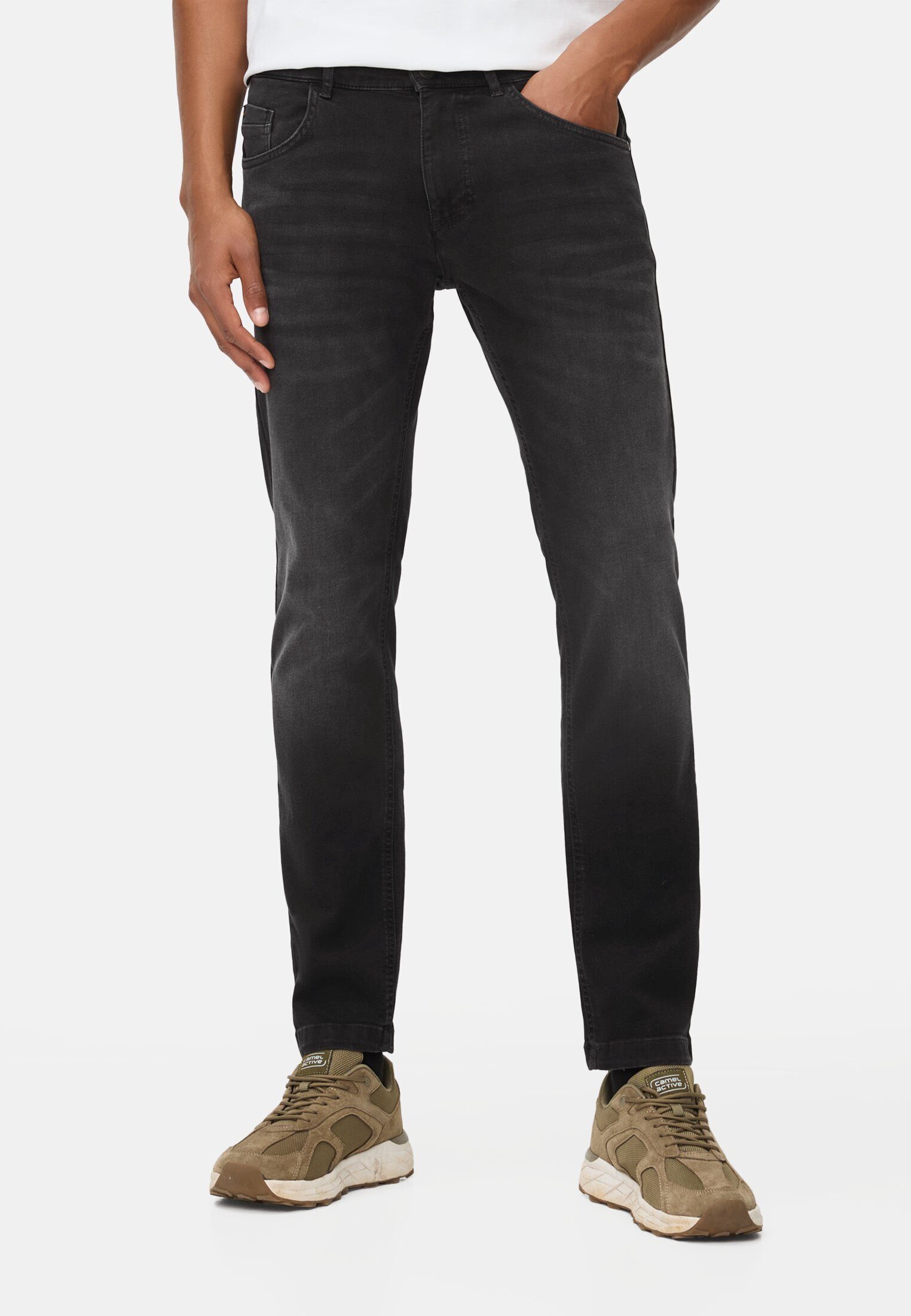 camel active 5-Pocket-Jeans 5 Pocket Slim Fit Hose Slim Fit günstig online kaufen