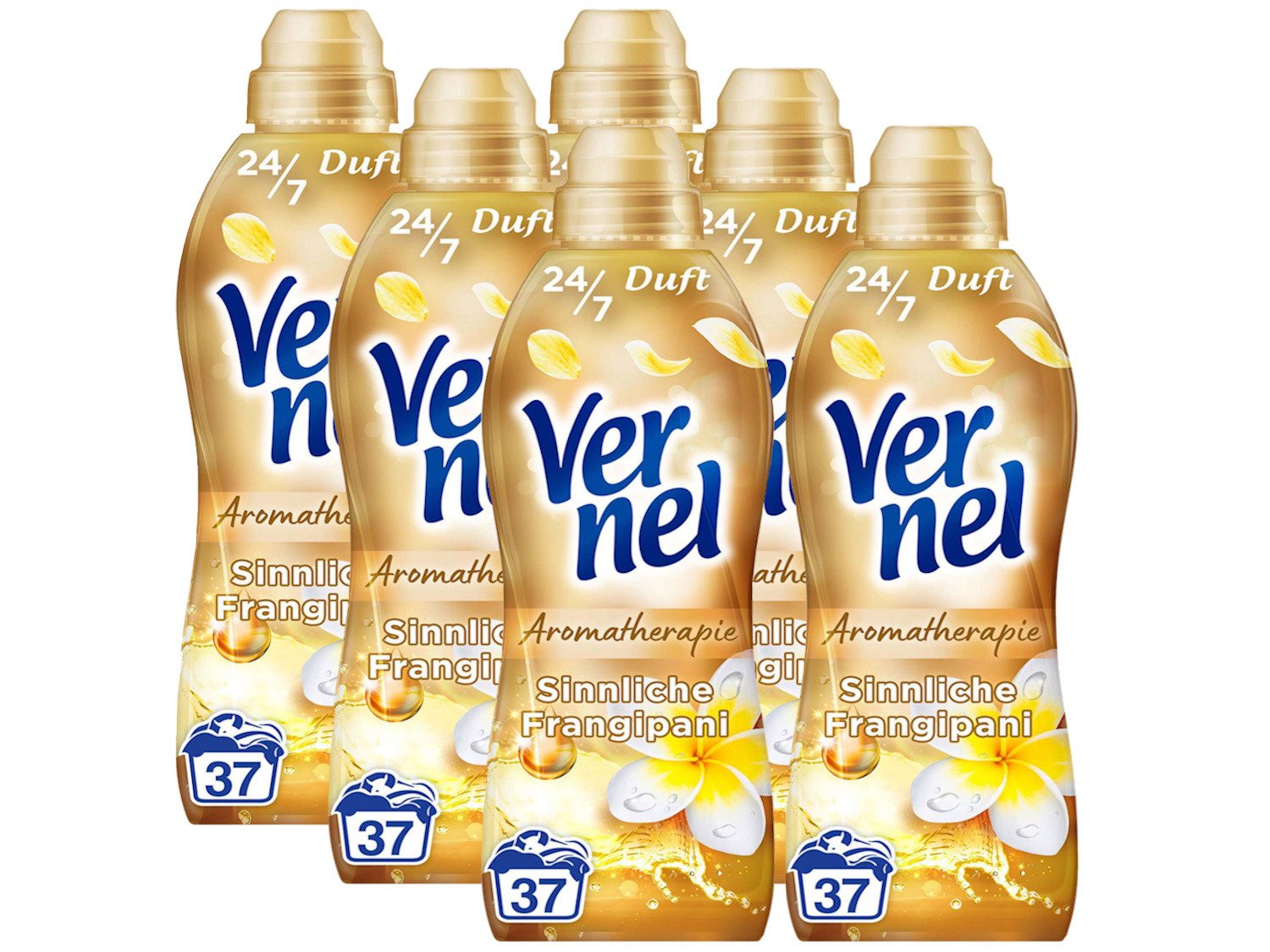 Aromatherapie Sinnliche Frangipani 6 x 37 WL (222 WL) Weichspüler