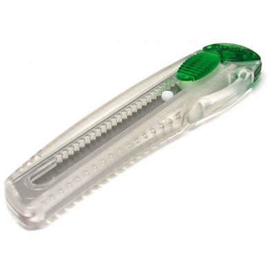 STYRO Messerklinge 1 Cuttermesser NT-Cutter iL-120P 18 mm - grün-transparent (1-St)