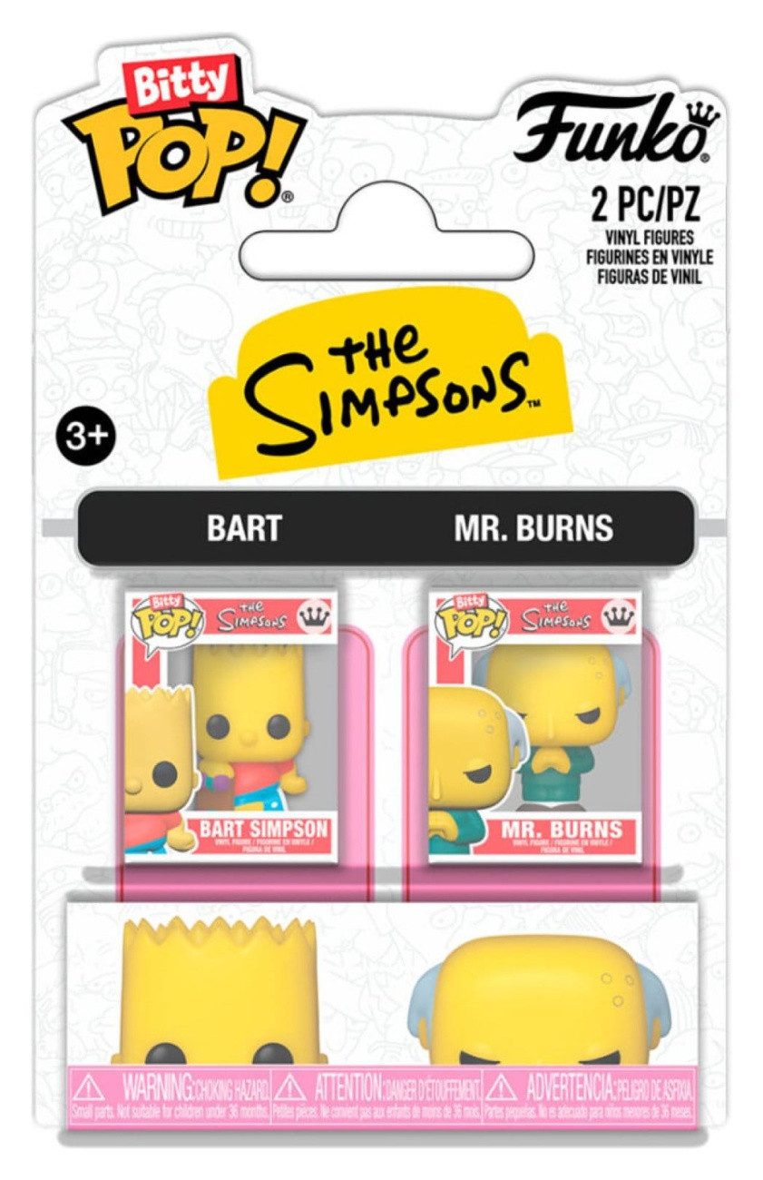 Funko Merchandise-Figur Simpsons Bitty POP! Vinyl Figuren 2er-Pack B & Mr. B 2 cm