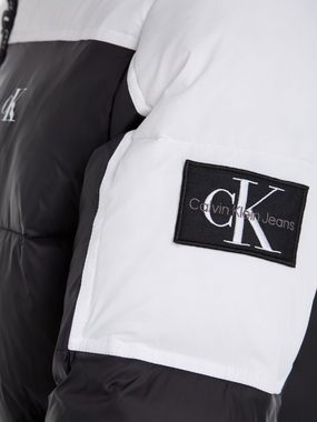 Calvin Klein Jeans Steppjacke BLOCKING NON-DOWN PUFFER JACKET mit Logopatch