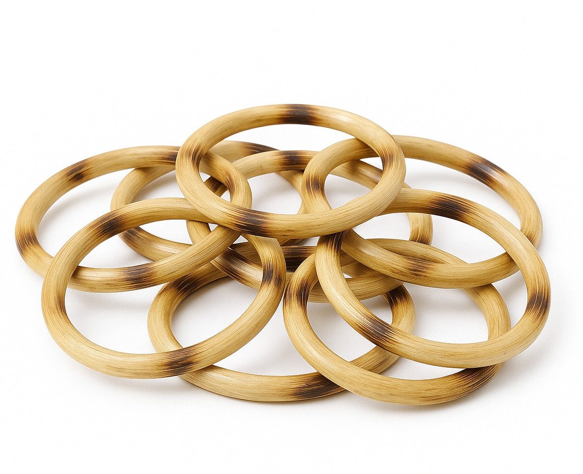 BAY-Sports Trainingsring 10 Wing Chun Übungsring Kung Fu Siu Lum Hoop Tai Chi Tsun Siu Lum Ring (10 Stück), 10 Stück Set Angebot, Durchmesser 22 cm, Für Grifftechnikübungen