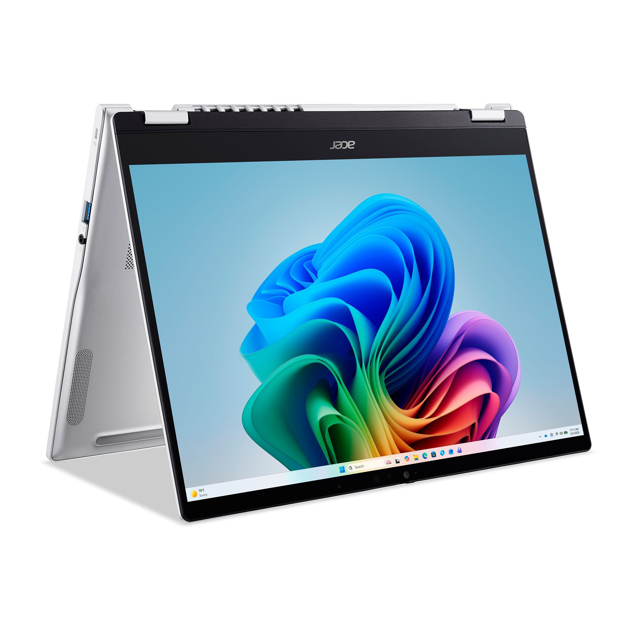 Acer Swift Spin 14 AI - 14" WUXGA - Intel Core Ultra 9 386H Business-Notebook (35,56 cm/14 Zoll, Intel® Core™ Ultra 9 386H, Iris® Graphics, 8 GB, 500 GB SSD)